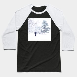 A walk in the snow Baseball T-Shirt